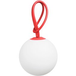 Bolleke hanglamp LED oplaadbaar Ø20 rood