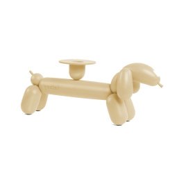 Can-Dog kandelaar teckel Sandy Beige