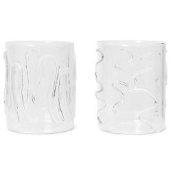 Doodle glas tall set van 2