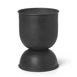 Hourglass plantenbak extra small black