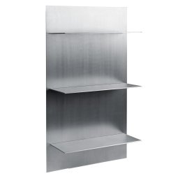 Lager Triple wandplank 100x55 aluminium