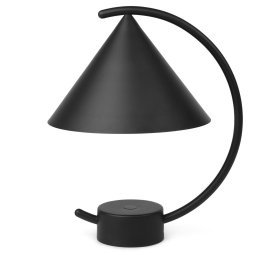 Meridian tafellamp LED oplaadbaar zwart