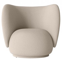 Rico Boucle fauteuil naturel wool boucle