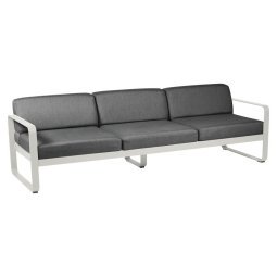 Bellevie 3-zit loungebank kussen antraciet Clay Grey