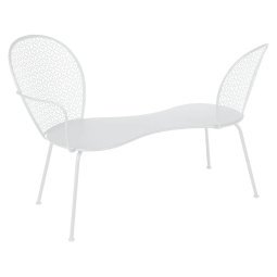 Lorette Conversation Bench tuinbank Cotton White