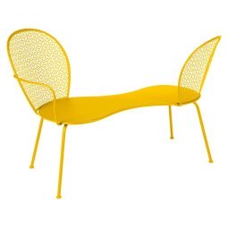 Lorette Conversation Bench tuinbank Honey