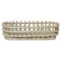 Ceramic basket opbergmand oval Cashmere