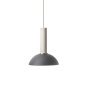 Hoop Black hanglamp groot lichtgrijs