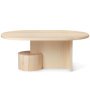 Insert salontafel natural ash