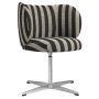 Rico eetkamerstoel met swivel onderstel Louisiana Sand Black