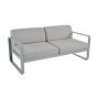 Bellevie 2-zits loungebank kussen flannelgrijs Lapilli Grey