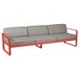 Bellevie 3-zits loungebank kussen grey taupe Capucine