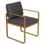 Bellevie Dining Armchair tuinstoel kussen antraciet Gingerbread