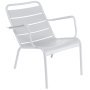 Luxembourg Low fauteuil met armleuning  Cotton White