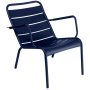 Luxembourg Low fauteuil met armleuning Deep Blue