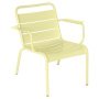 Luxembourg lounge fauteuil met armleuning Frosted lemon