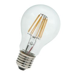 LED Filament A60 lichtbron E27 8W 2700K helder dimbaar