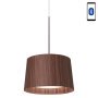 Twiggy Wood MyLight hanglamp LED dimbaar Burgundy/Rosewood