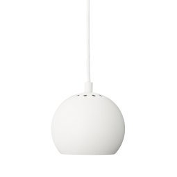 Ball hanglamp Ø12 mat wit