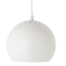 Ball hanglamp Ø18 mat wit