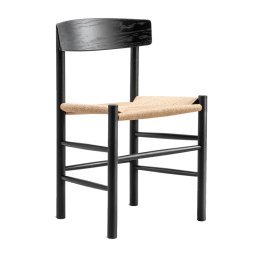 J39 stoel black lacquered 