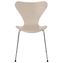 Vlinderstoel stoel chroom, lacquered light beige