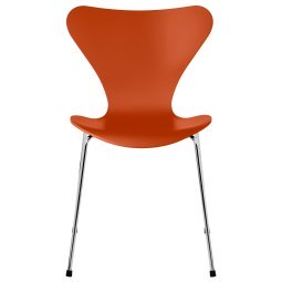Vlinderstoel stoel chroom, lacquered paradise orange