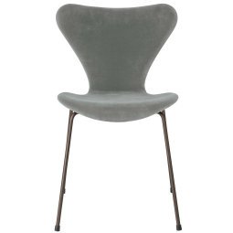 Vlinderstoel Series 7 stoel velvet Seal Grey