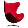 Egg Chair stoel fauteuil Divina 623, polished aluminium