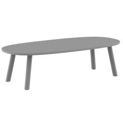 Monolite tafel 270x125 ovaal Pfleiderer Grey