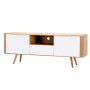 Ena dressoir tv-meubel twee 160x42 naturel