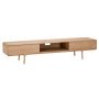 Fawn lowboard tv-meubel 2 lades 220x45 naturel