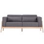 Fawn sofa 2-zits whitewash Main Line Flax Temple