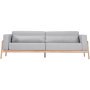 Fawn sofa 3+ whitewash Main Line Flax Newbury