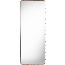 Adnet Rectangulaire spiegel large bruin