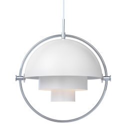 Multi-Lite hanglamp Ø36 large chroom/wit