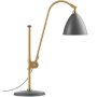 Bestlite BL1 bureaulamp messing/grijs