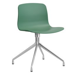 AAC10 stoel aluminium onderstel Teal Green