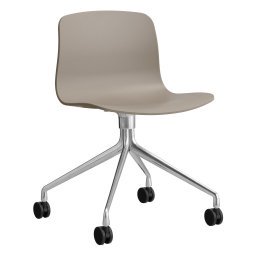AAC14 bureaustoel aluminium onderstel Khaki