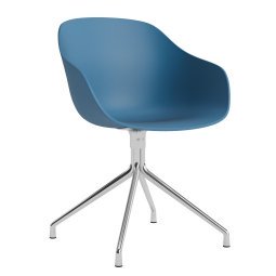 AAC220 stoel aluminium onderstel Azure Blue