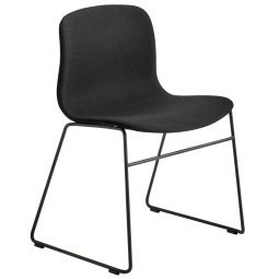 AAC09 gestoffeerde stoel,onderstel zwart,Steelcut 190