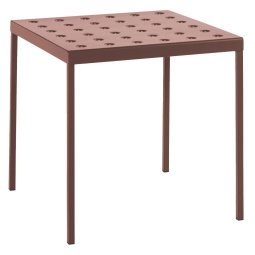 Balcony tuintafel 75x76 iron red