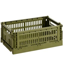 Colour Crate krat RE opbergbak S Olive