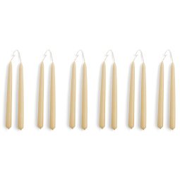 Mini Conical kaars set van 12 beige