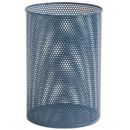 Perforated Bin prullenbak M petrol blauw