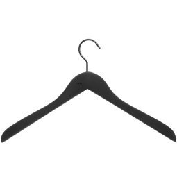 Soft Coat kledinghanger set van 4 slim black