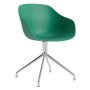 AAC220 stoel aluminium onderstel Teal Green 