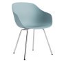 AAC226 stoel chrome onderstel Dusty Blue