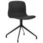 About a Chair AAC11 gestoffeerde stoel, onderstel zwart, Steelcut 190