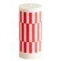 Column kaars small Off-White and Red